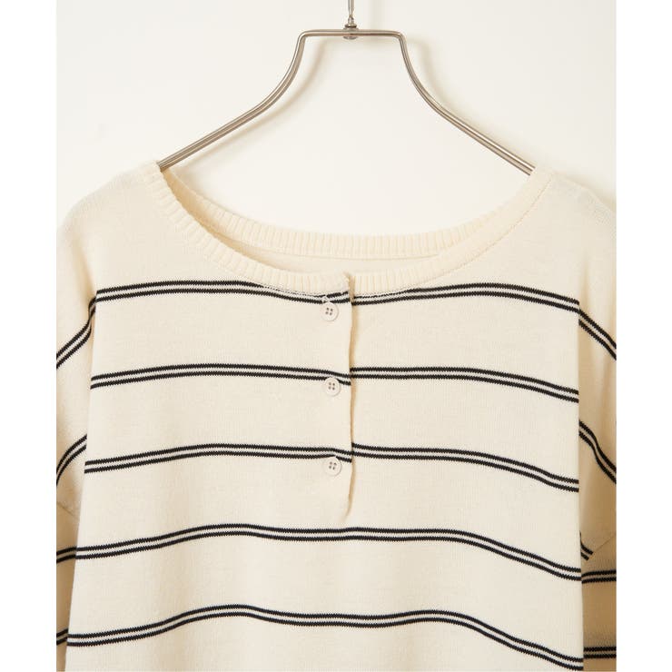 コットンタッチ2WAYヘンリーニット | Lbc with Life | 詳細画像33 