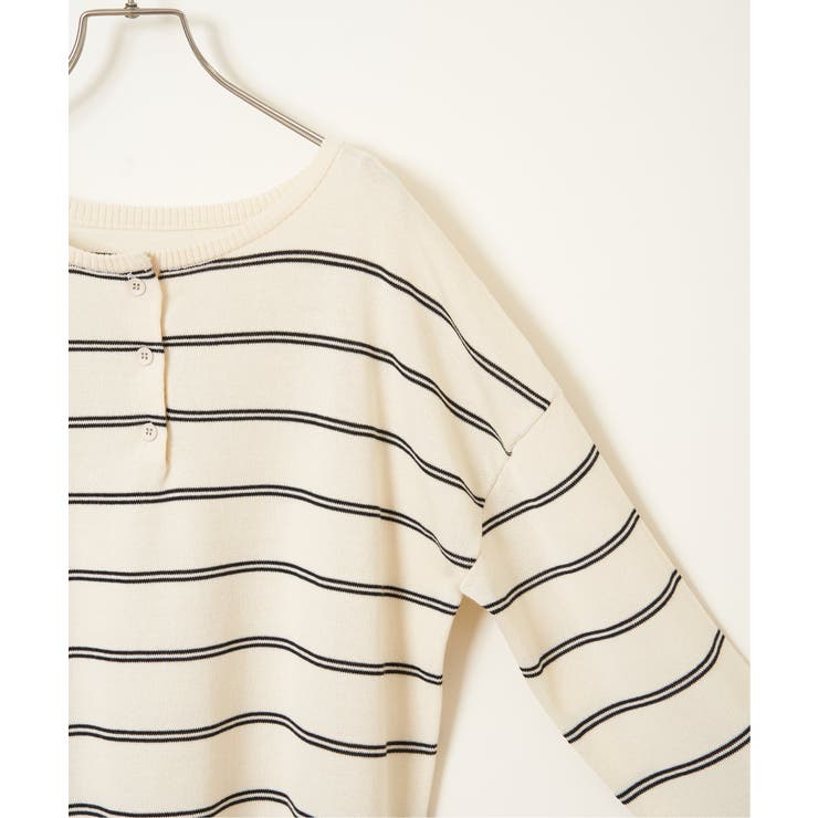 コットンタッチ2WAYヘンリーニット | Lbc with Life | 詳細画像35 