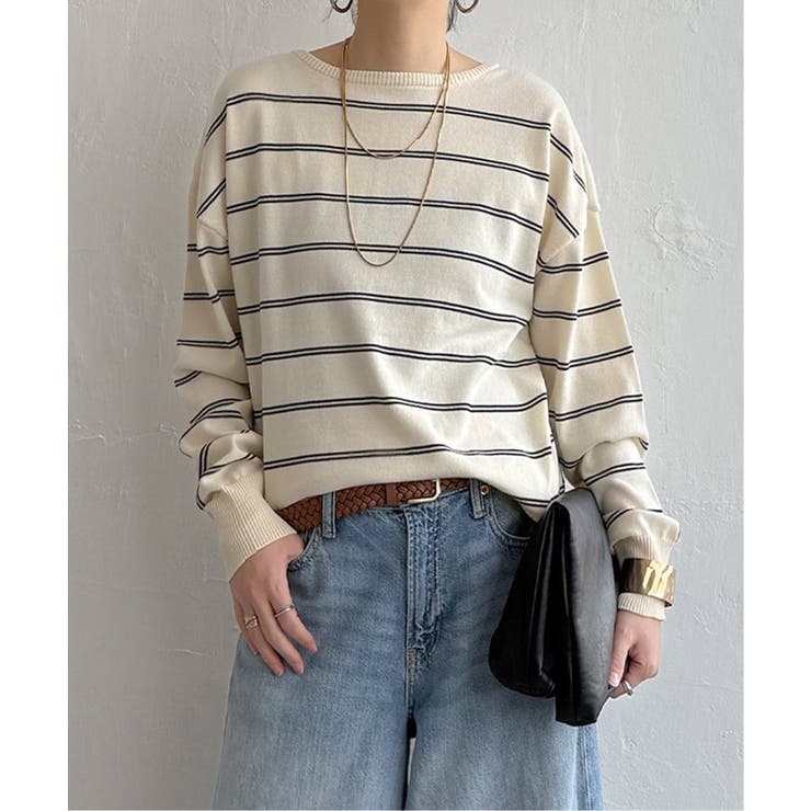 コットンタッチ2WAYヘンリーニット | Lbc with Life | 詳細画像3 