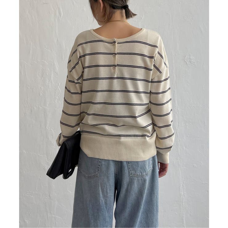 コットンタッチ2WAYヘンリーニット | Lbc with Life | 詳細画像5 