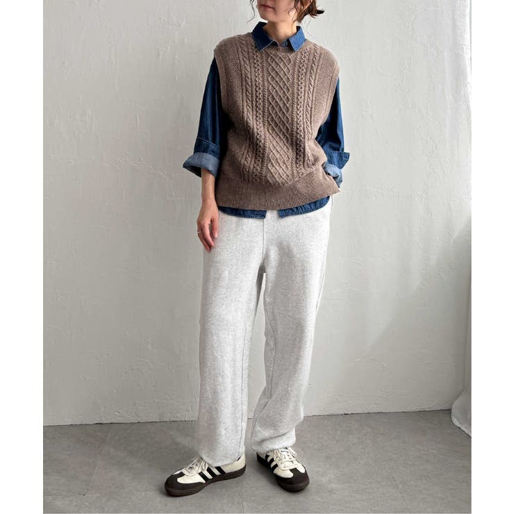 ウール混ケーブル2WAYベスト | Lbc with Life | 詳細画像11 