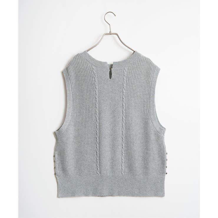 ウール混ケーブル2WAYベスト | Lbc with Life | 詳細画像36 