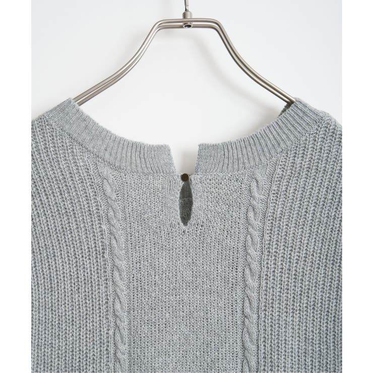 ウール混ケーブル2WAYベスト | Lbc with Life | 詳細画像38 