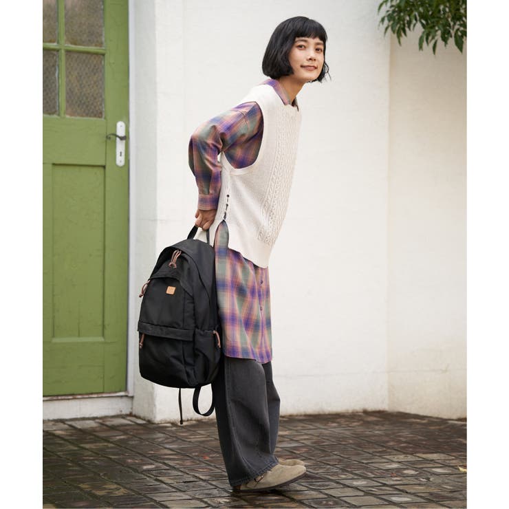 ウール混ケーブル2WAYベスト | Lbc with Life | 詳細画像5 