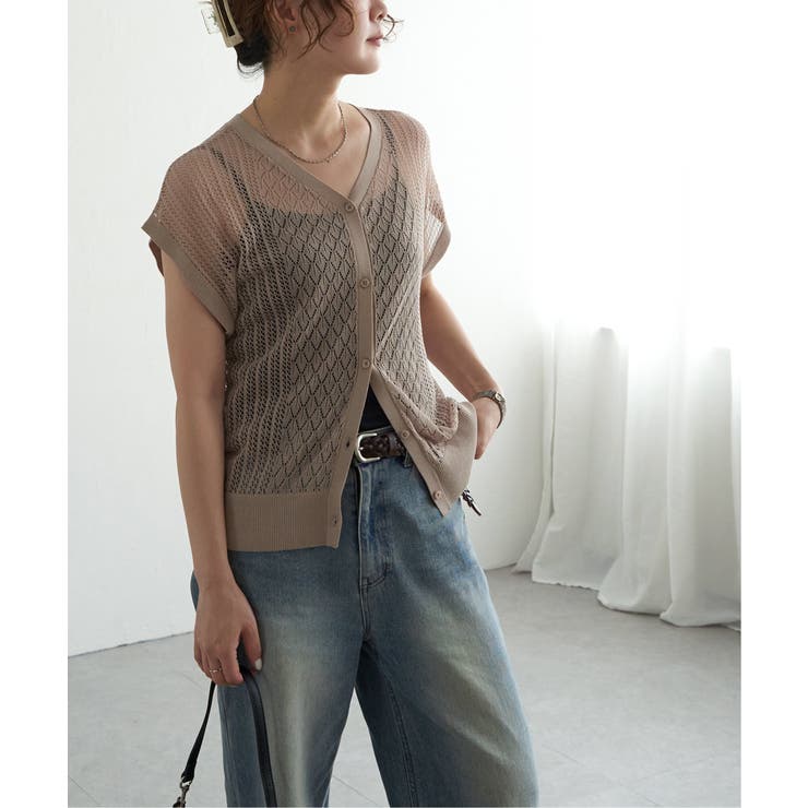 透かし編み2WAYベスト | Lbc with Life | 詳細画像19 