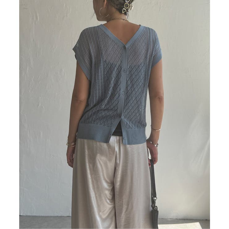 透かし編み2WAYベスト | Lbc with Life | 詳細画像20 