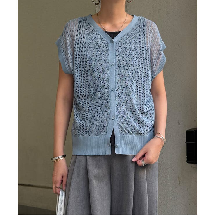 透かし編み2WAYベスト | Lbc with Life | 詳細画像23 