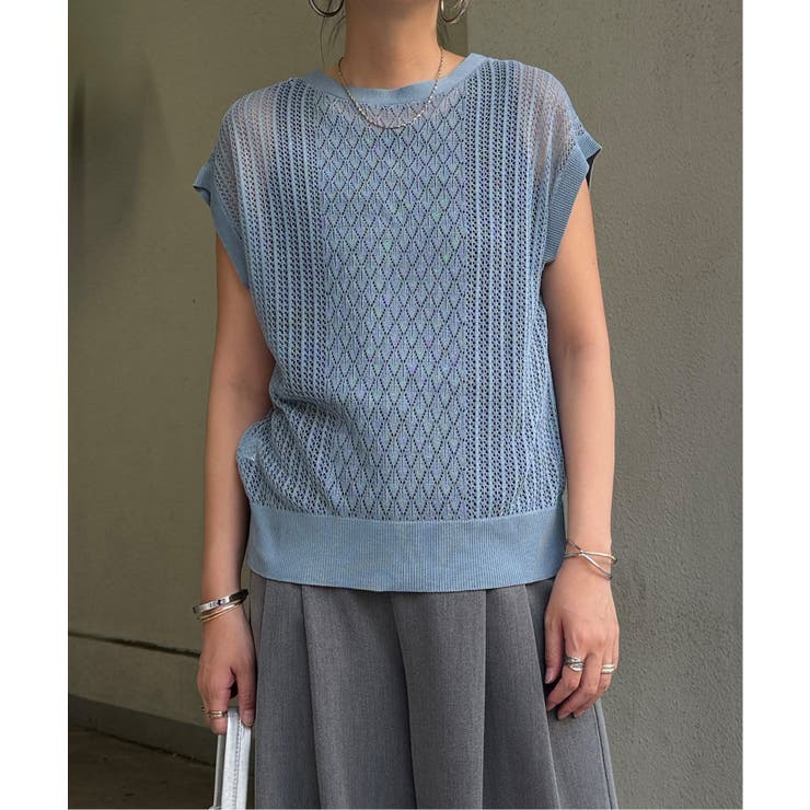 透かし編み2WAYベスト | Lbc with Life | 詳細画像24 