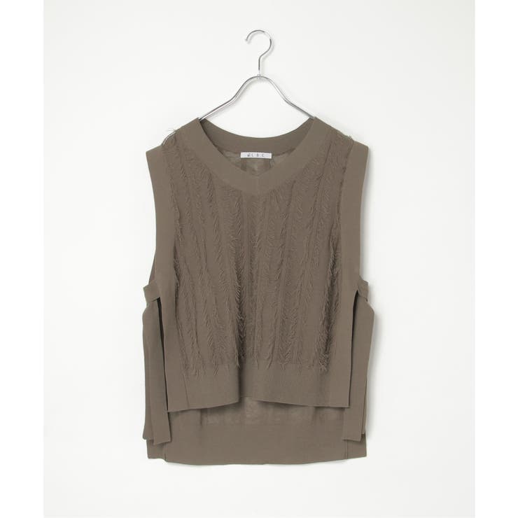 フリンジシアーサイドリボンベスト | Lbc with Life | 詳細画像33 