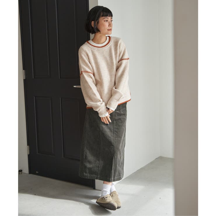 コーデュロイベイカーIラインスカート | Lbc with Life | 詳細画像9 