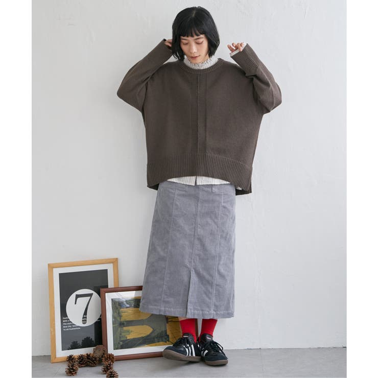 コーデュロイベイカーIラインスカート | Lbc with Life | 詳細画像15 