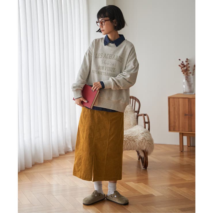 コーデュロイベイカーIラインスカート | Lbc with Life | 詳細画像23 