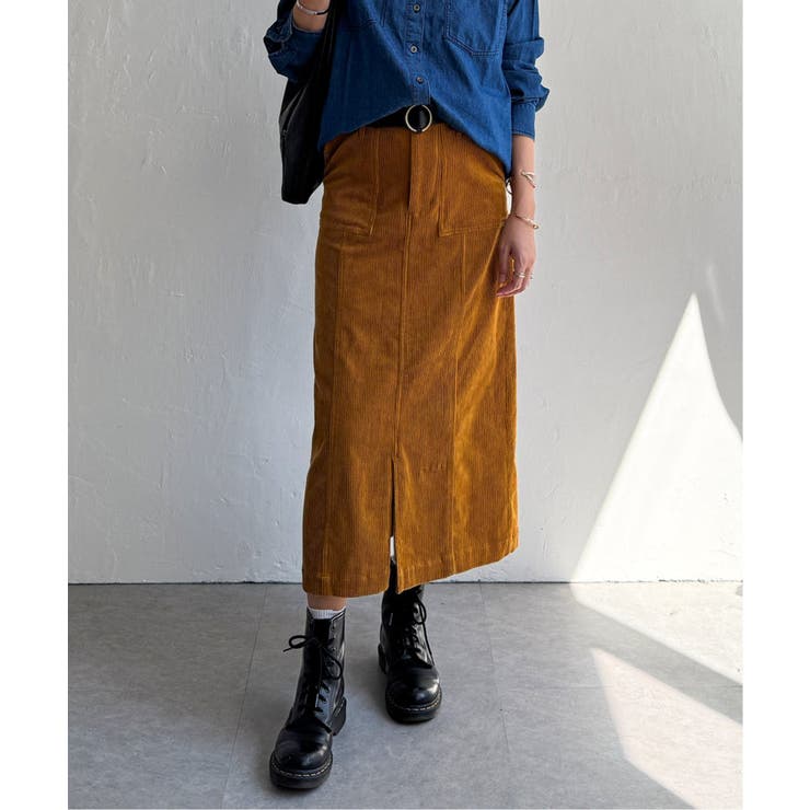 コーデュロイベイカーIラインスカート | Lbc with Life | 詳細画像25 