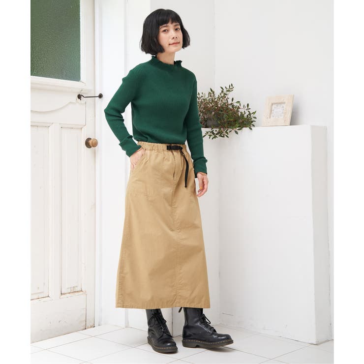 コットンツイルワークベルトスカート | Lbc with Life | 詳細画像7 