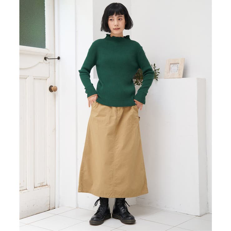 コットンツイルワークベルトスカート | Lbc with Life | 詳細画像10 