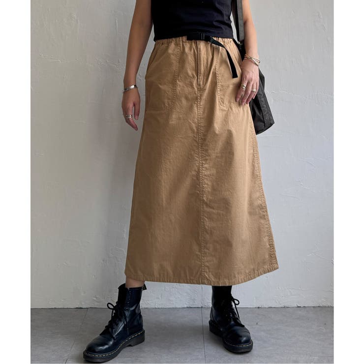 コットンツイルワークベルトスカート | Lbc with Life | 詳細画像17 
