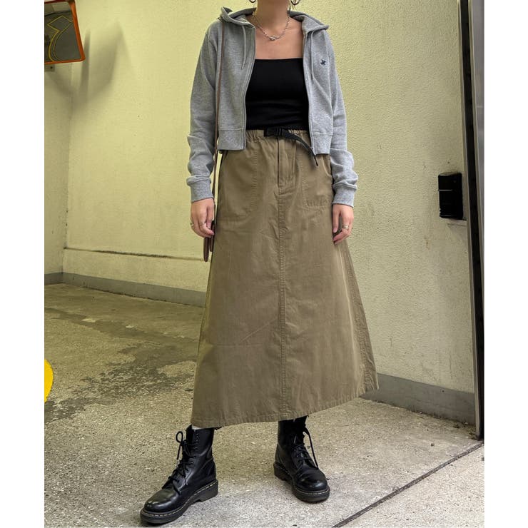 コットンツイルワークベルトスカート | Lbc with Life | 詳細画像20 