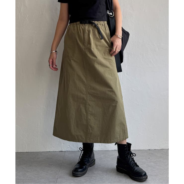 コットンツイルワークベルトスカート | Lbc with Life | 詳細画像21 