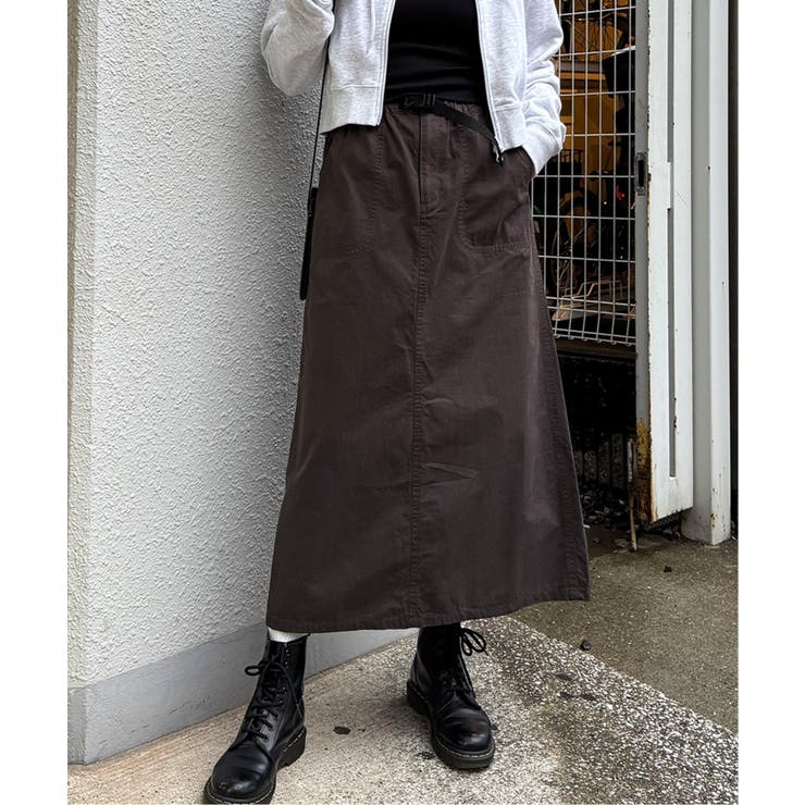 コットンツイルワークベルトスカート | Lbc with Life | 詳細画像25 