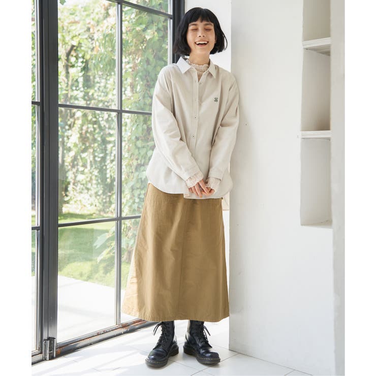 コットンツイルワークベルトスカート | Lbc with Life | 詳細画像4 