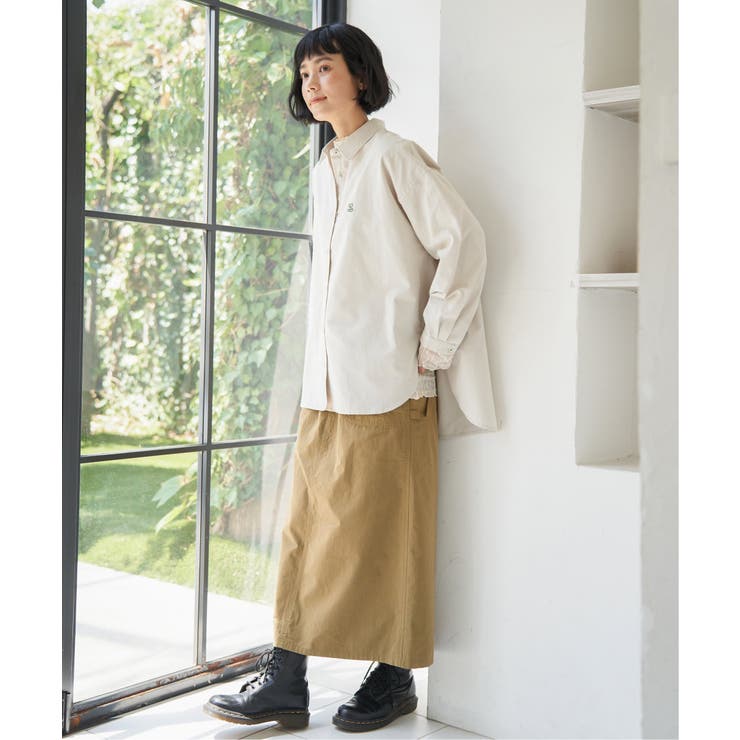 コットンツイルワークベルトスカート | Lbc with Life | 詳細画像5 