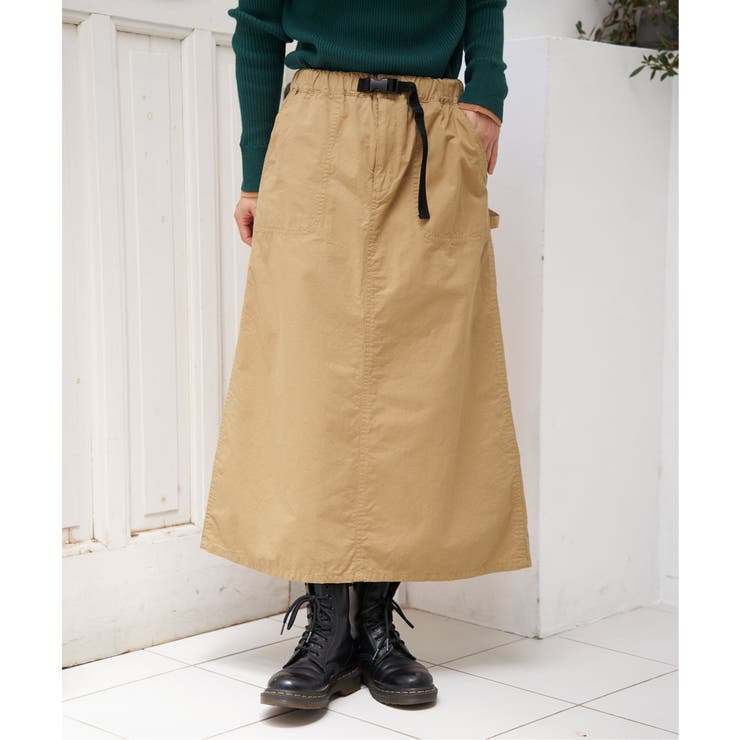 コットンツイルワークベルトスカート | Lbc with Life | 詳細画像6 
