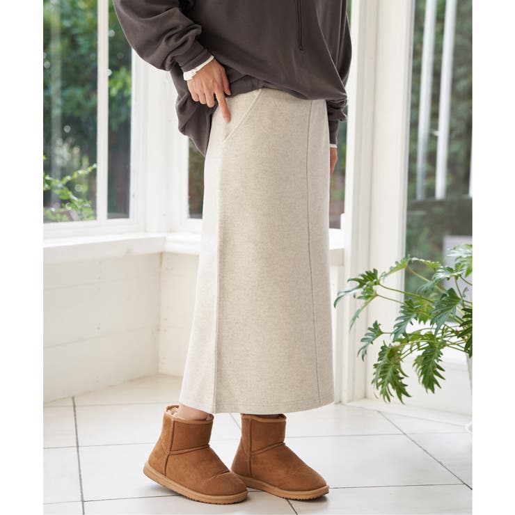 ジャージメルトンＩラインスカート | Lbc with Life | 詳細画像7 