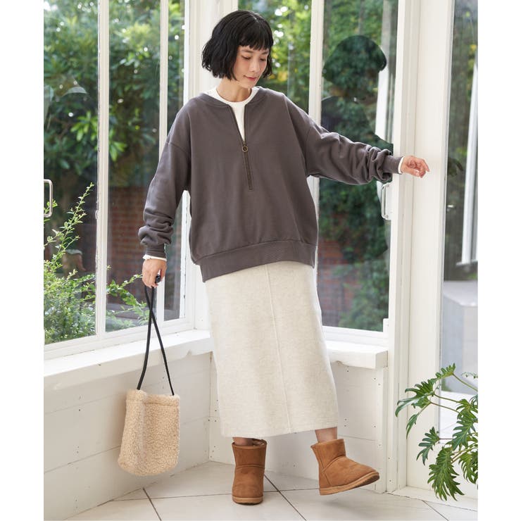 ジャージメルトンＩラインスカート | Lbc with Life | 詳細画像9 