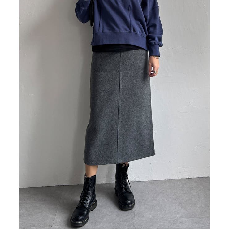 ジャージメルトンＩラインスカート | Lbc with Life | 詳細画像15 
