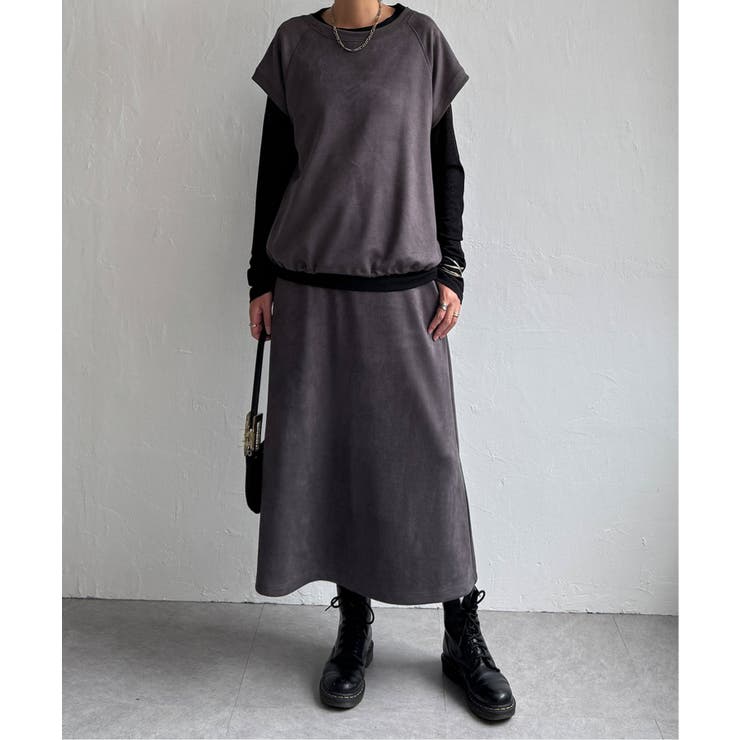 スエードポンチロングスカート | Lbc with Life | 詳細画像7 