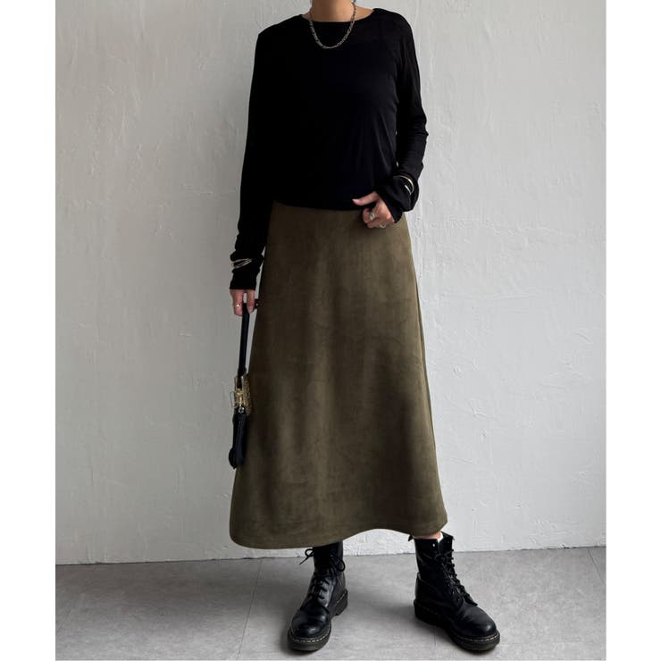 スエードポンチロングスカート | Lbc with Life | 詳細画像10 
