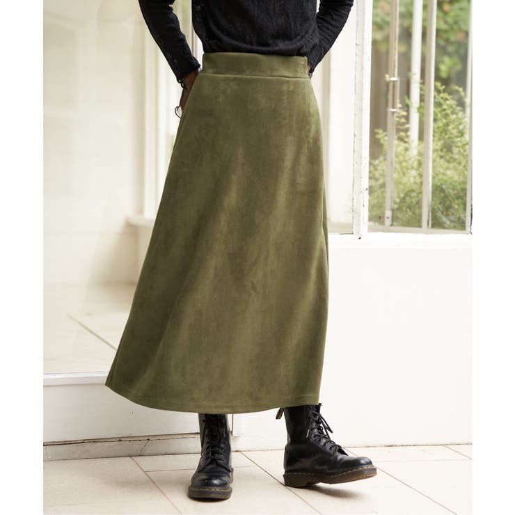 スエードポンチロングスカート | Lbc with Life | 詳細画像3 