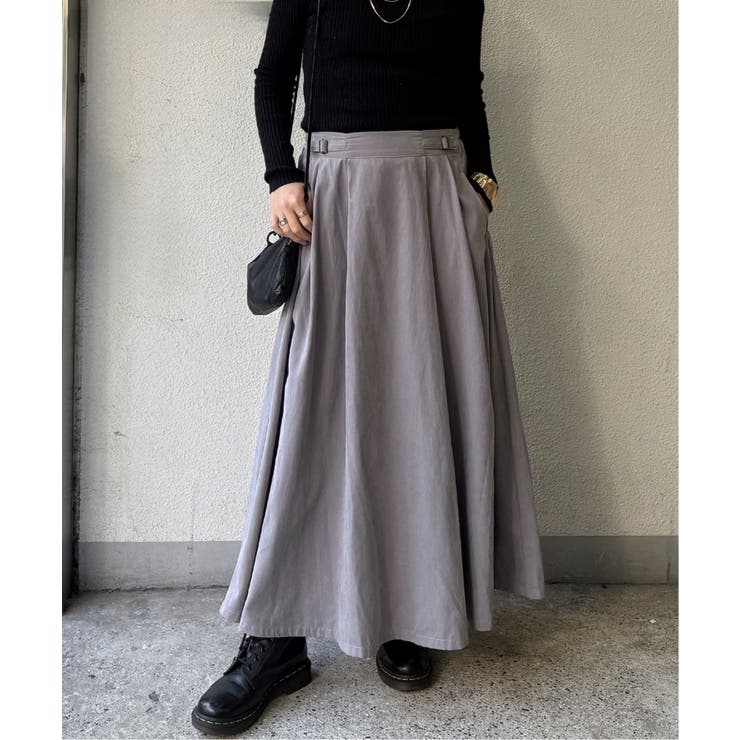 ピーチツイルベルトタックスカート | Lbc with Life | 詳細画像4 