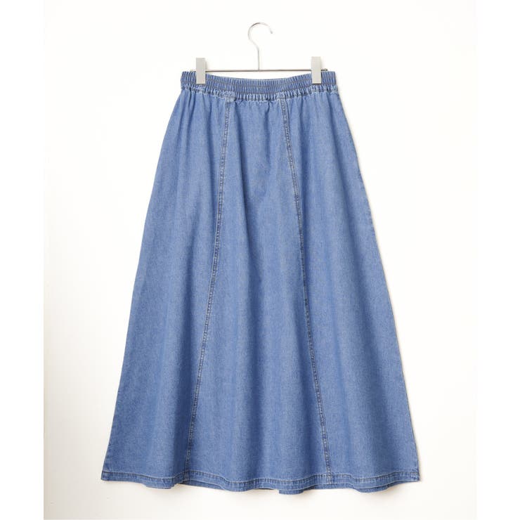 デニムコットンワークフレアスカート | Lbc with Life | 詳細画像12 