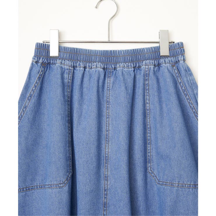 デニムコットンワークフレアスカート | Lbc with Life | 詳細画像13 