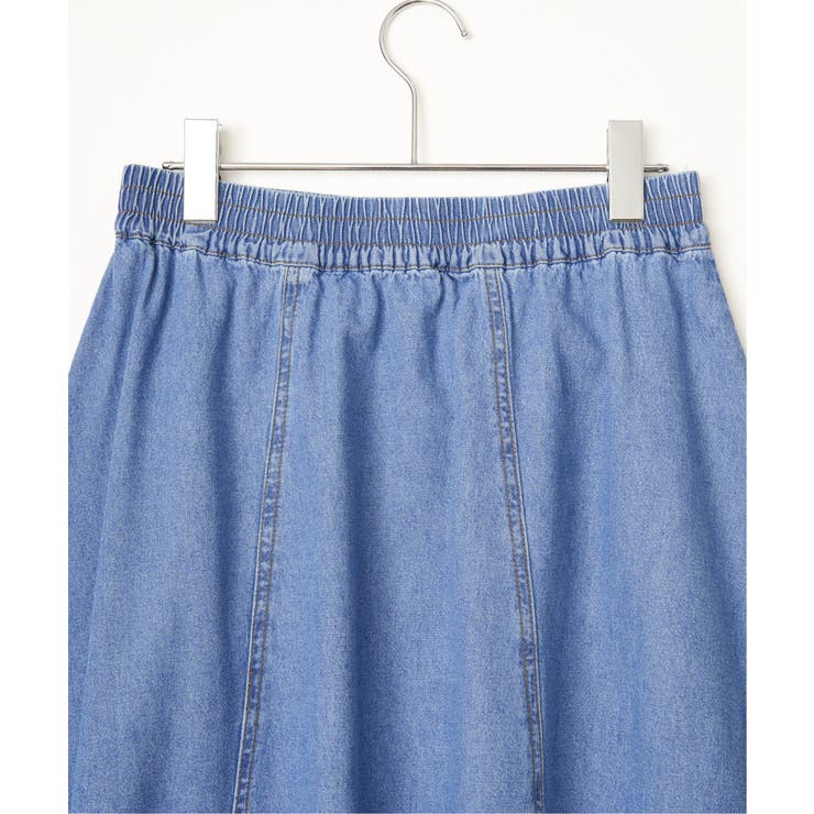 デニムコットンワークフレアスカート | Lbc with Life | 詳細画像14 