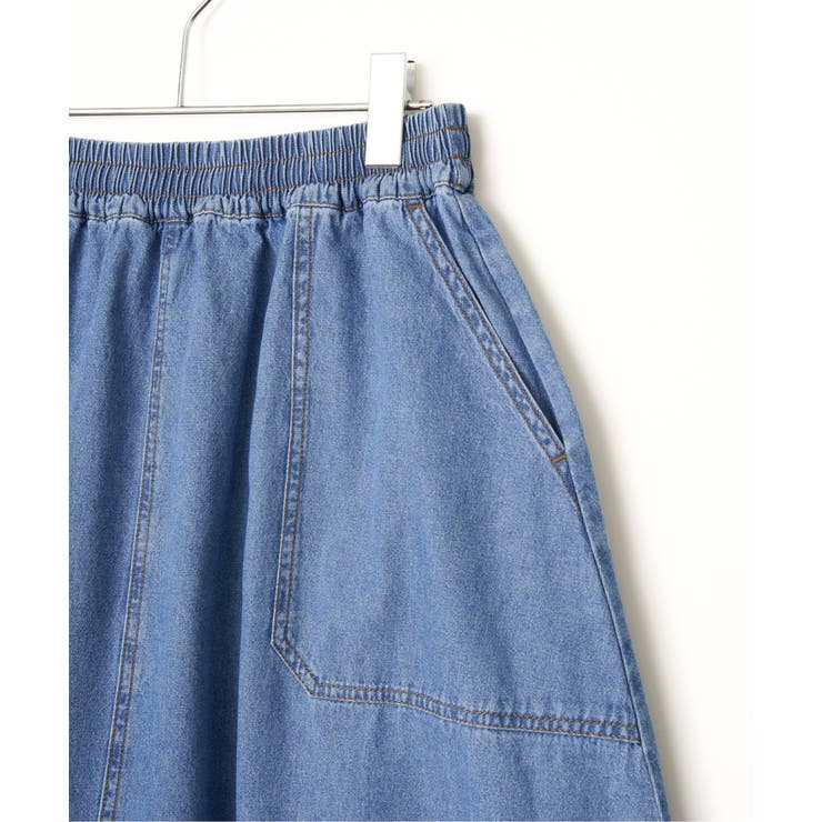 デニムコットンワークフレアスカート | Lbc with Life | 詳細画像15 