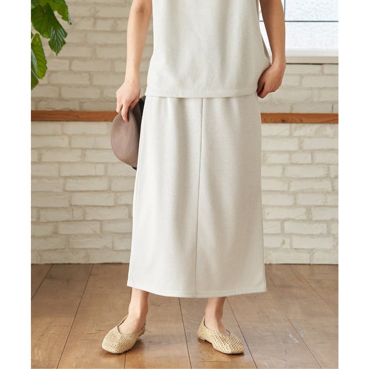 ラメ裏毛Iラインスカート | Lbc with Life | 詳細画像7 