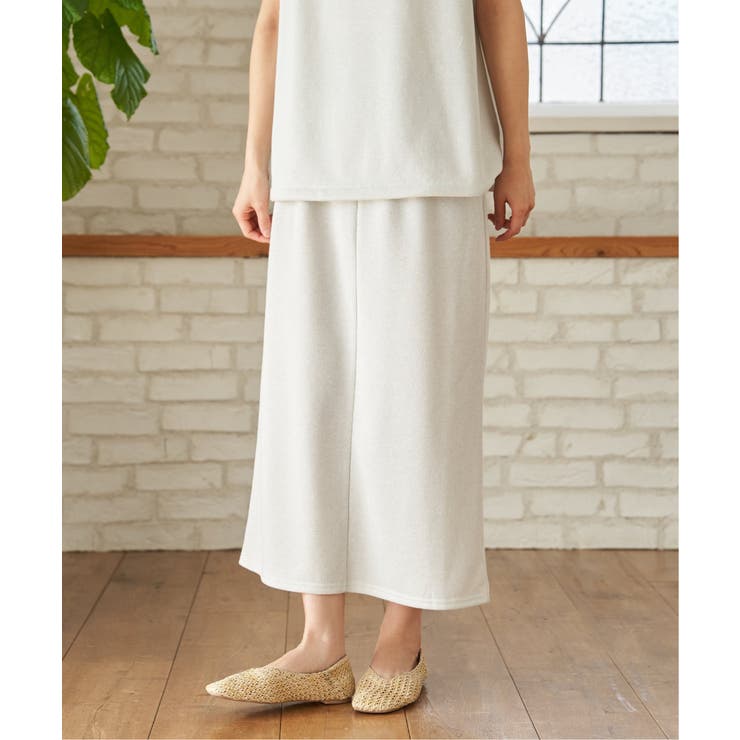 ラメ裏毛Iラインスカート | Lbc with Life | 詳細画像8 