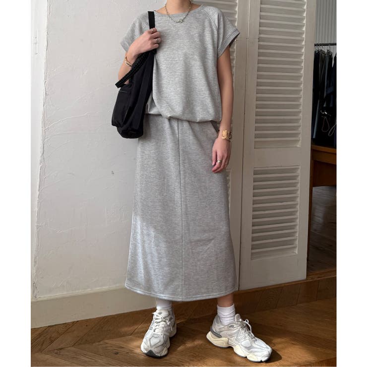 ラメ裏毛Iラインスカート | Lbc with Life | 詳細画像11 