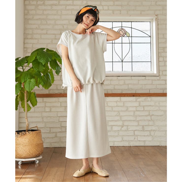 ラメ裏毛Iラインスカート | Lbc with Life | 詳細画像5 