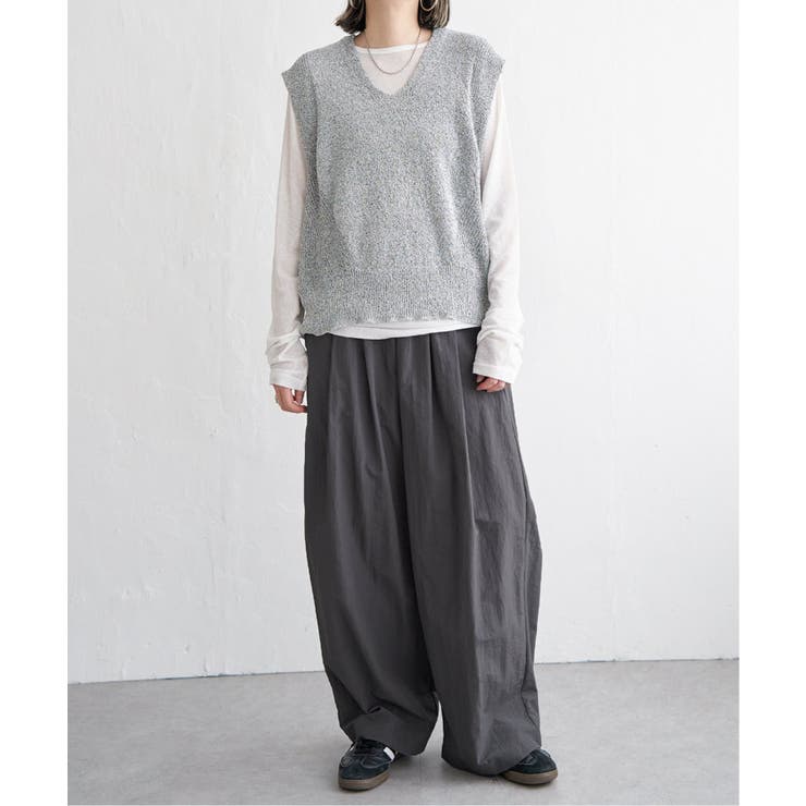 ナイロンギャザーワイドパンツ | Lbc with Life | 詳細画像14 