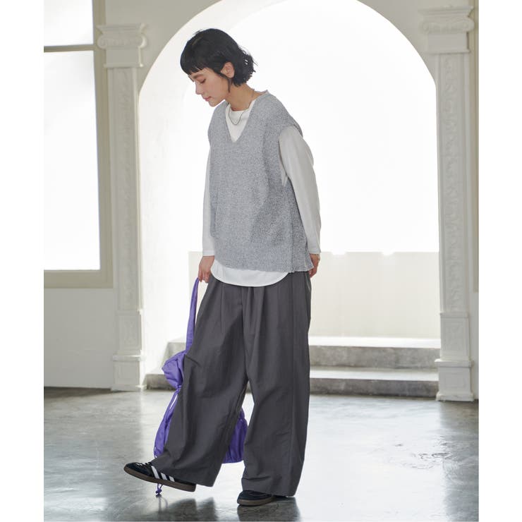 ナイロンギャザーワイドパンツ | Lbc with Life | 詳細画像15 