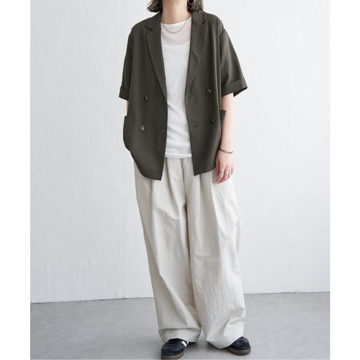 ナイロンギャザーワイドパンツ | Lbc with Life | 詳細画像17 