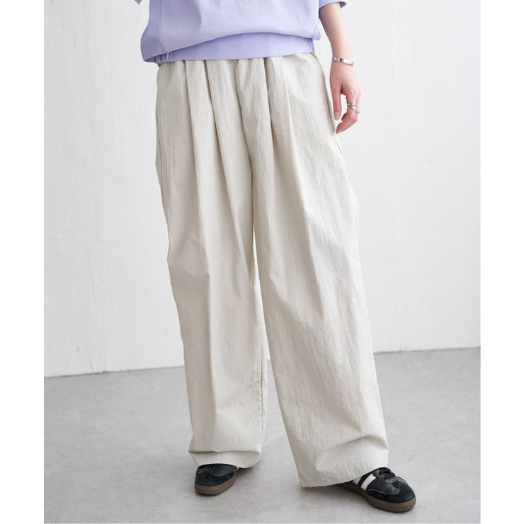 ナイロンギャザーワイドパンツ | Lbc with Life | 詳細画像18 