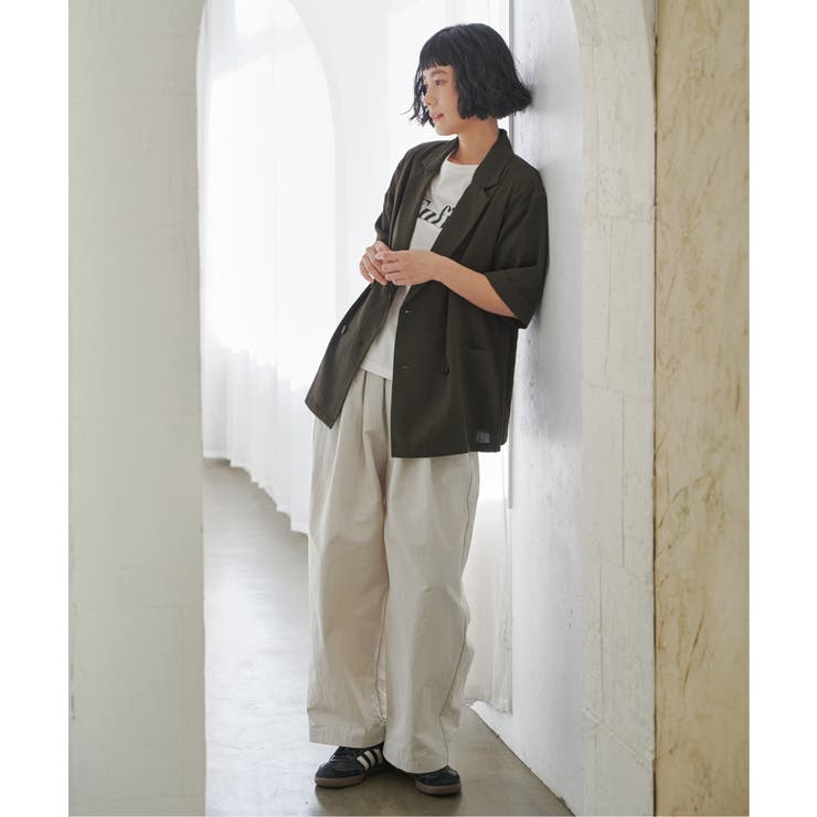 ナイロンギャザーワイドパンツ | Lbc with Life | 詳細画像20 