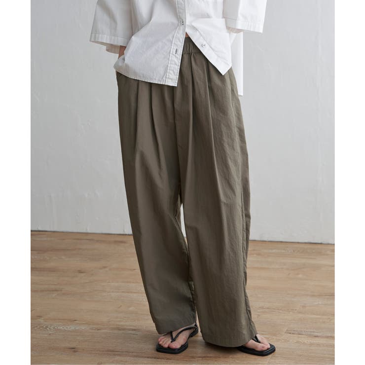 ナイロンギャザーワイドパンツ | Lbc with Life | 詳細画像2 