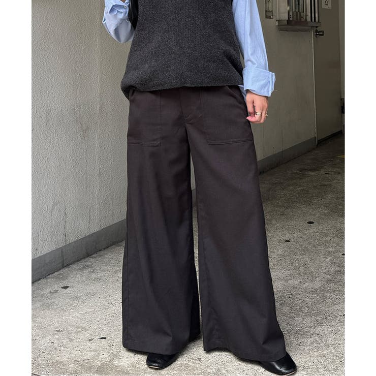 リネン混ベイカーワイドパンツ | Lbc with Life | 詳細画像13 