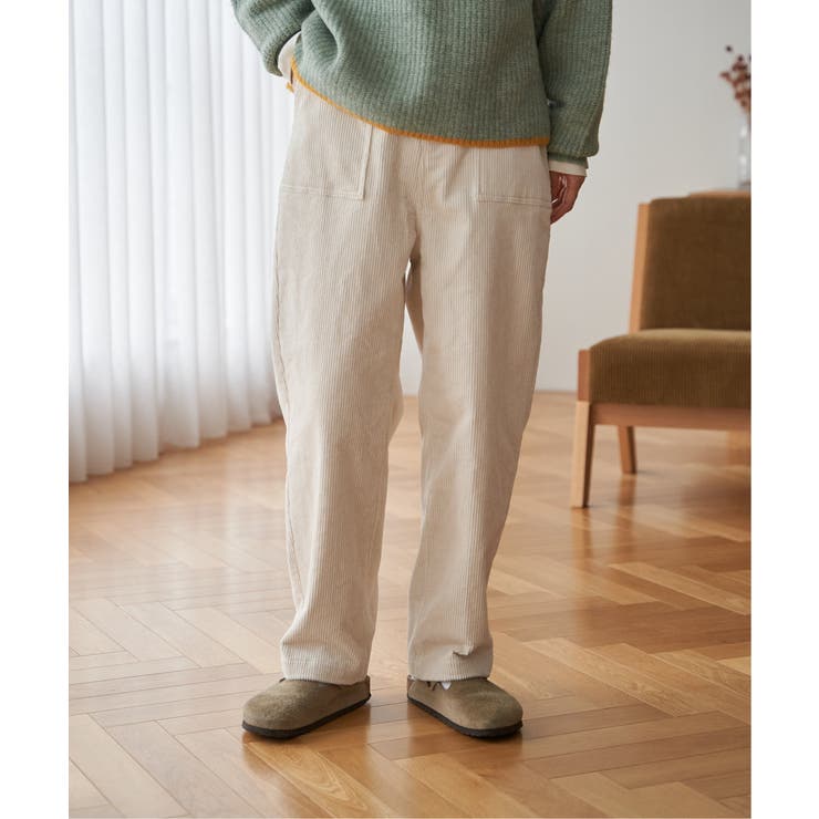 【インフルエンサー着用】コーデュロイベイカーゆるテーパードパンツ | Lbc with Life | 詳細画像10 