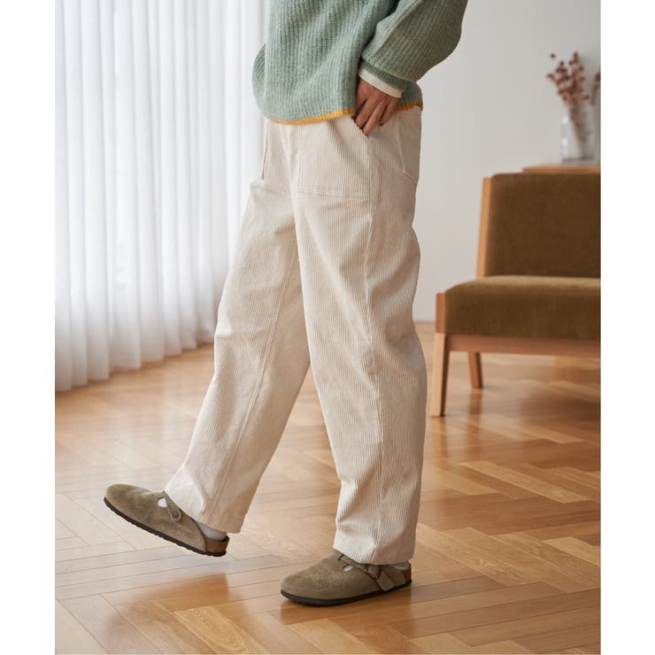 【インフルエンサー着用】コーデュロイベイカーゆるテーパードパンツ | Lbc with Life | 詳細画像11 